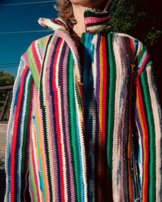 Vintage Hand-knit coat
